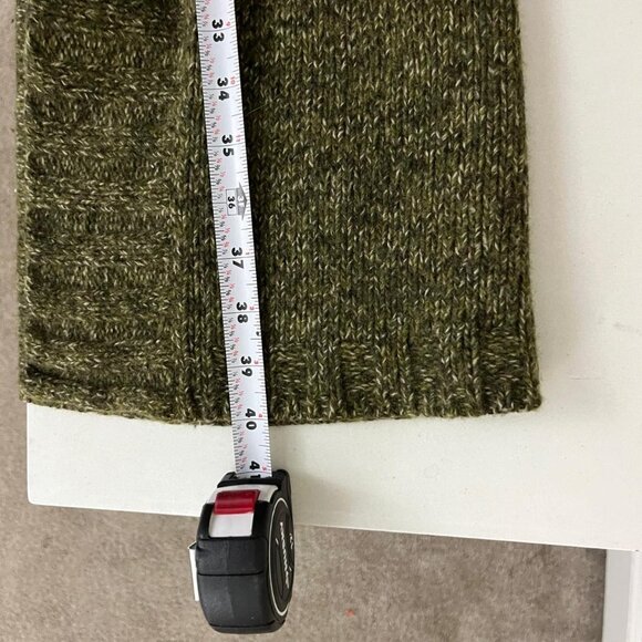 Olive green Express wool cardigan #grungevibes - Picture 6 of 8